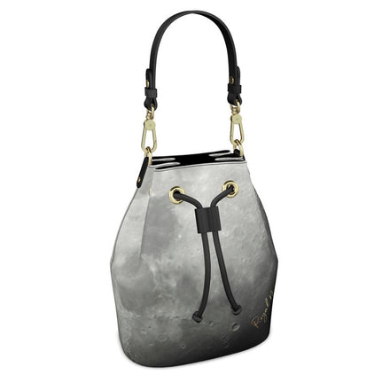 Gray Moon Bucket Bag