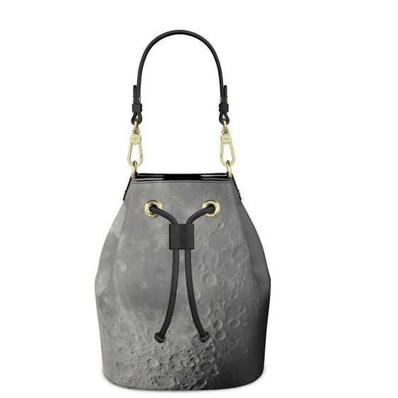 Gray Full Moon Bucket Bag -  Royal Numen