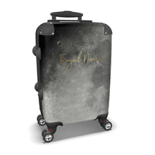  Gray Moon Crater Suitcase -  Royal Numen