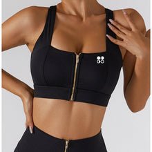  Phase Zip Front Sports Bra