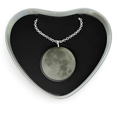  Gray Moon Sterling Silver Necklace