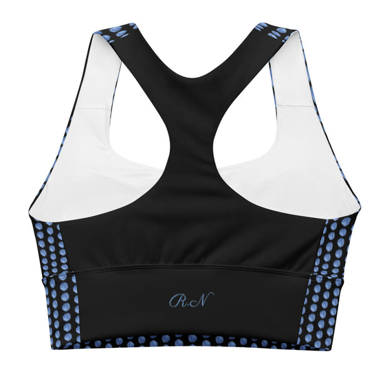 Blue Moon Polka Dot Sport Bra