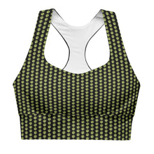  Yellow Moon Polka Dot Sport Bra