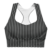  Gray Moon Polka Dot Sport Bra