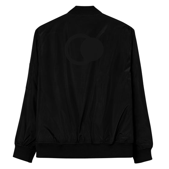 Moon Phase Bomber Jacket - Black